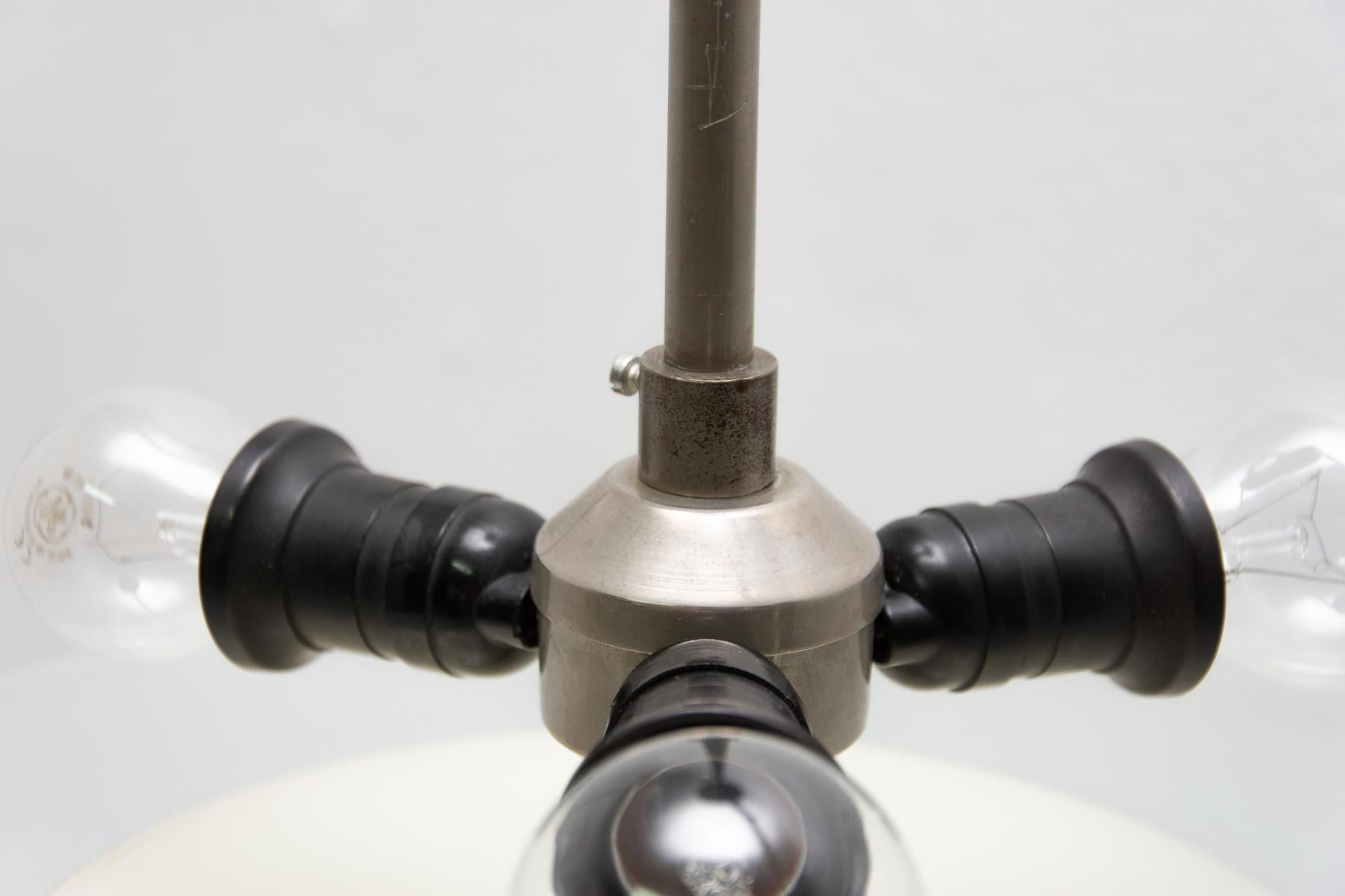 Bauhaus Pendant Lamp, 1930s, Czechoslovakia 4