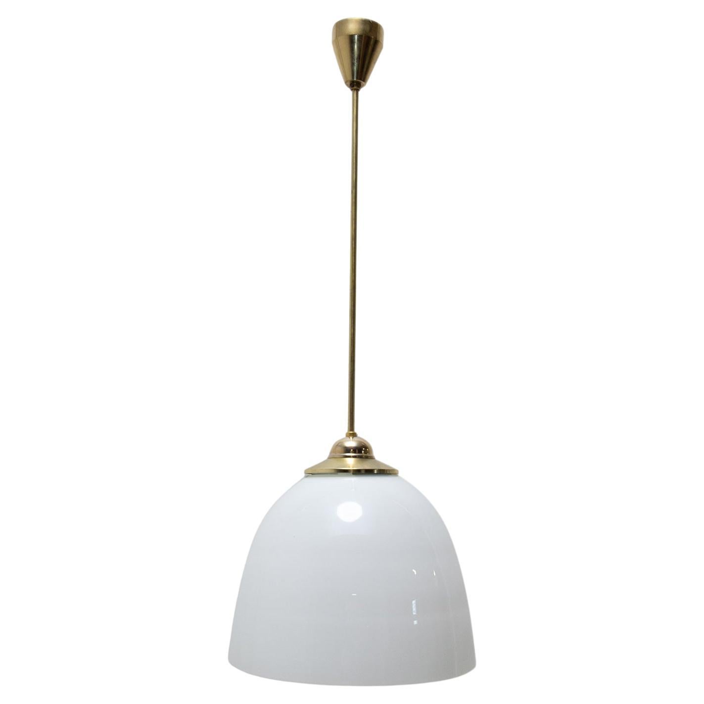 Bauhaus Pendant Lamp, 1930's, Czechoslovakia For Sale