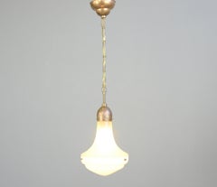 Bauhaus Pendant Light by Jenaer Glaswerke, circa 1920s