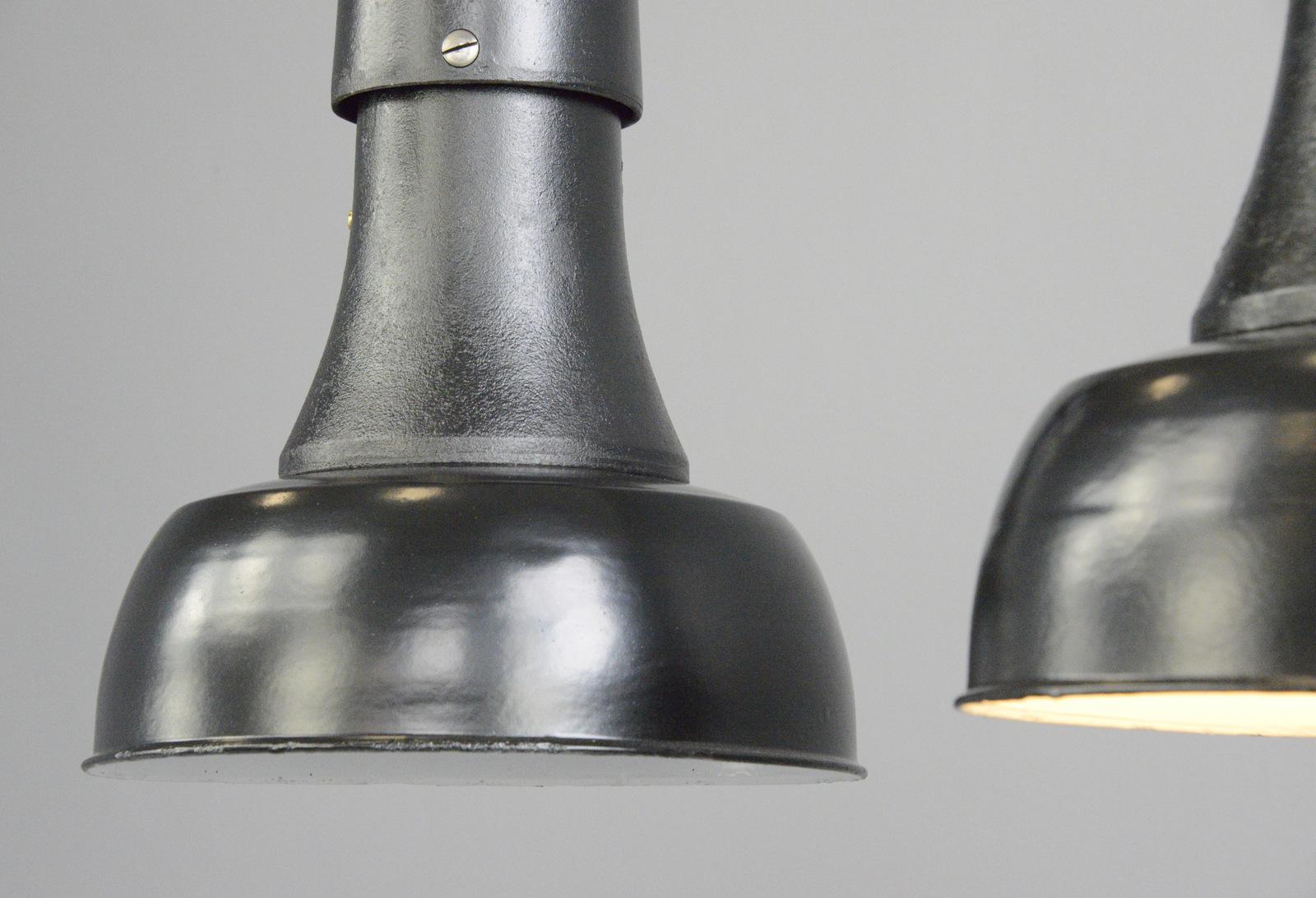 German Bauhaus Pendant Light by Schaco, Circa 1920s