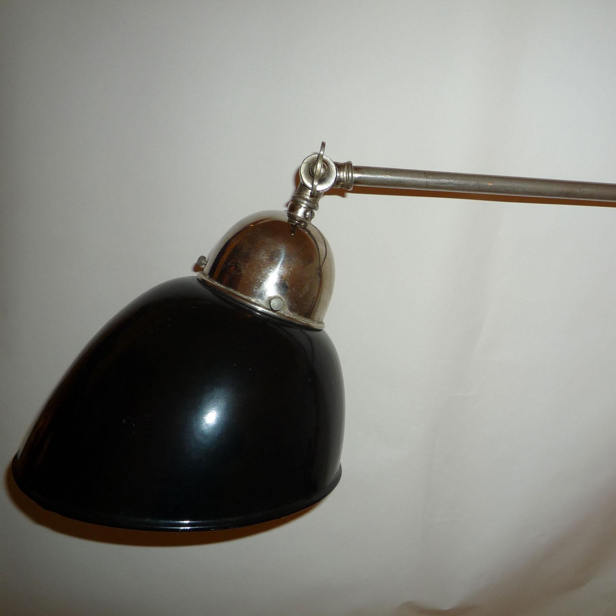 Enamel Bauhaus Pendant Wall Lamp