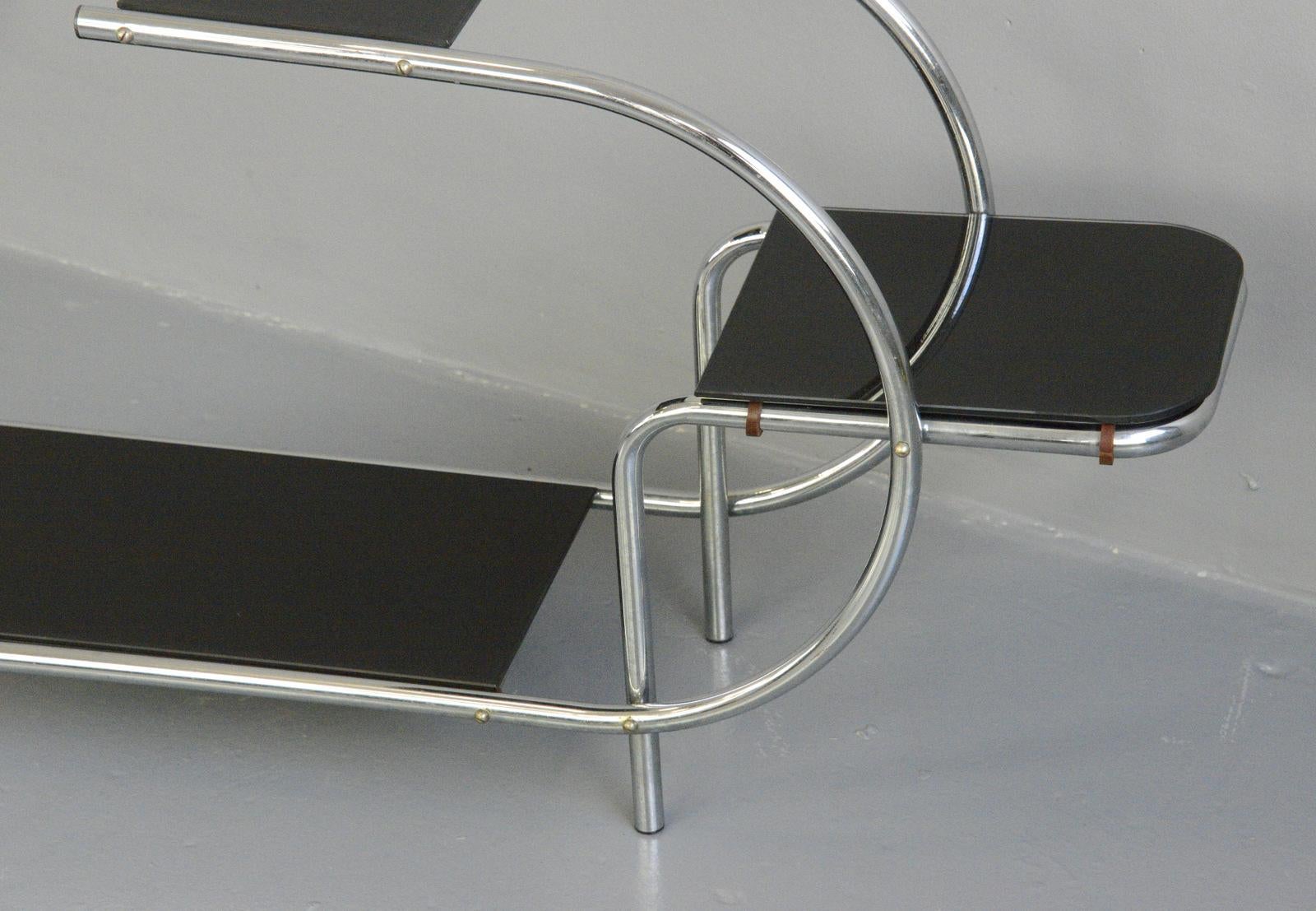 Bauhaus Plant Stand by Emile Guyot for Gottwald, circa 1930s 4