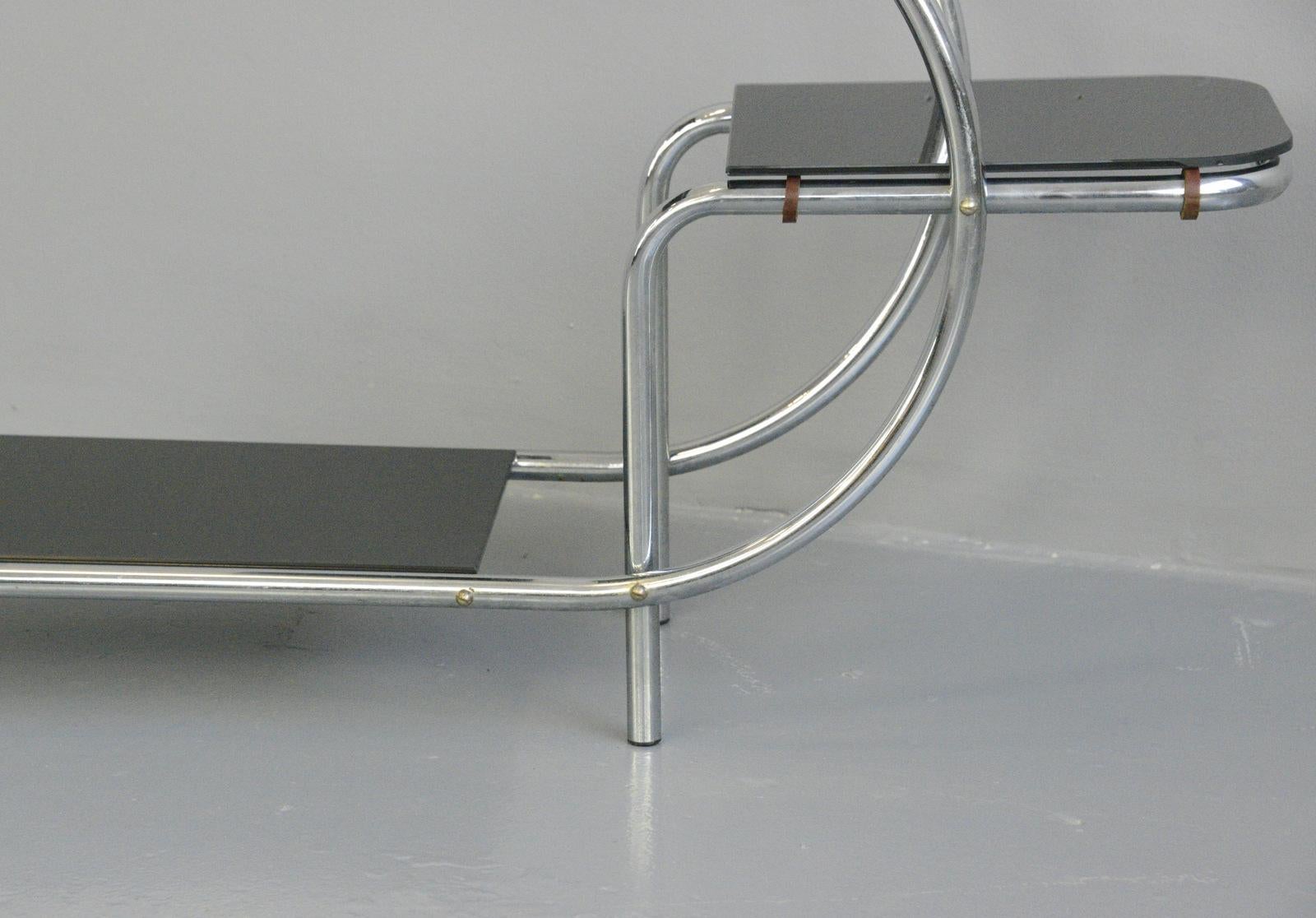 Bauhaus Plant Stand by Emile Guyot for Gottwald, circa 1930s 1