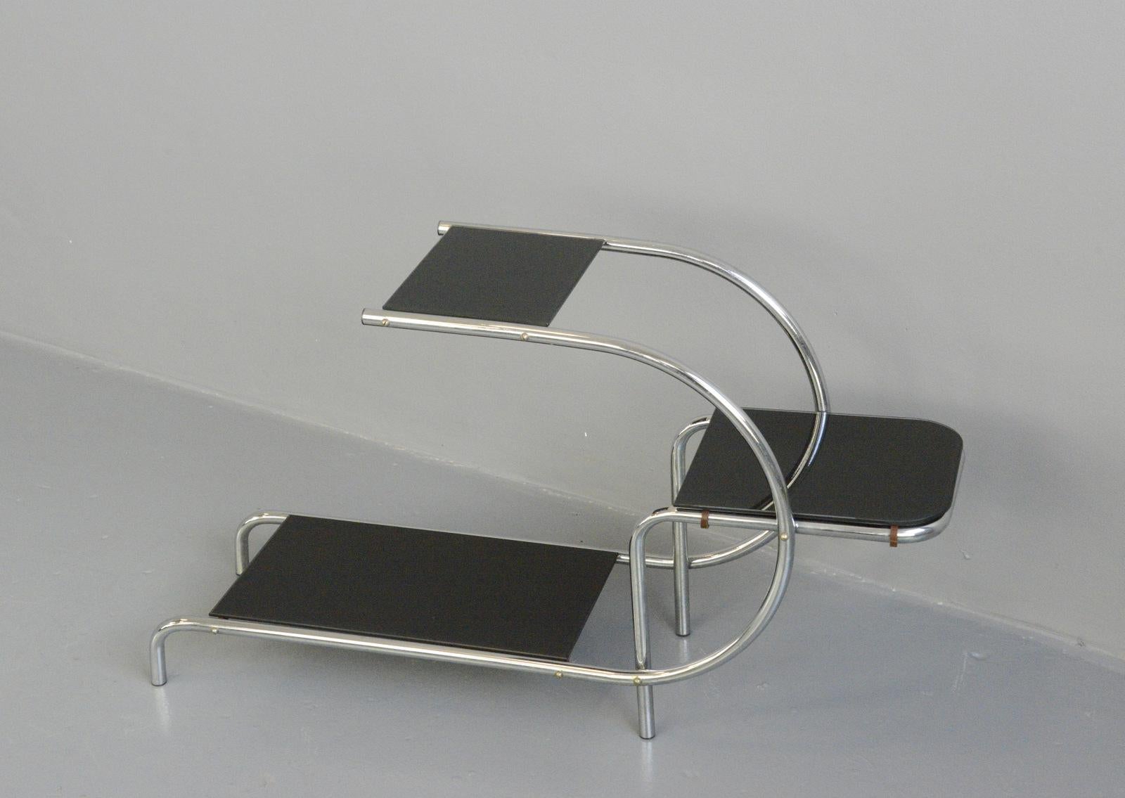 Bauhaus Plant Stand by Emile Guyot for Gottwald, circa 1930s 3