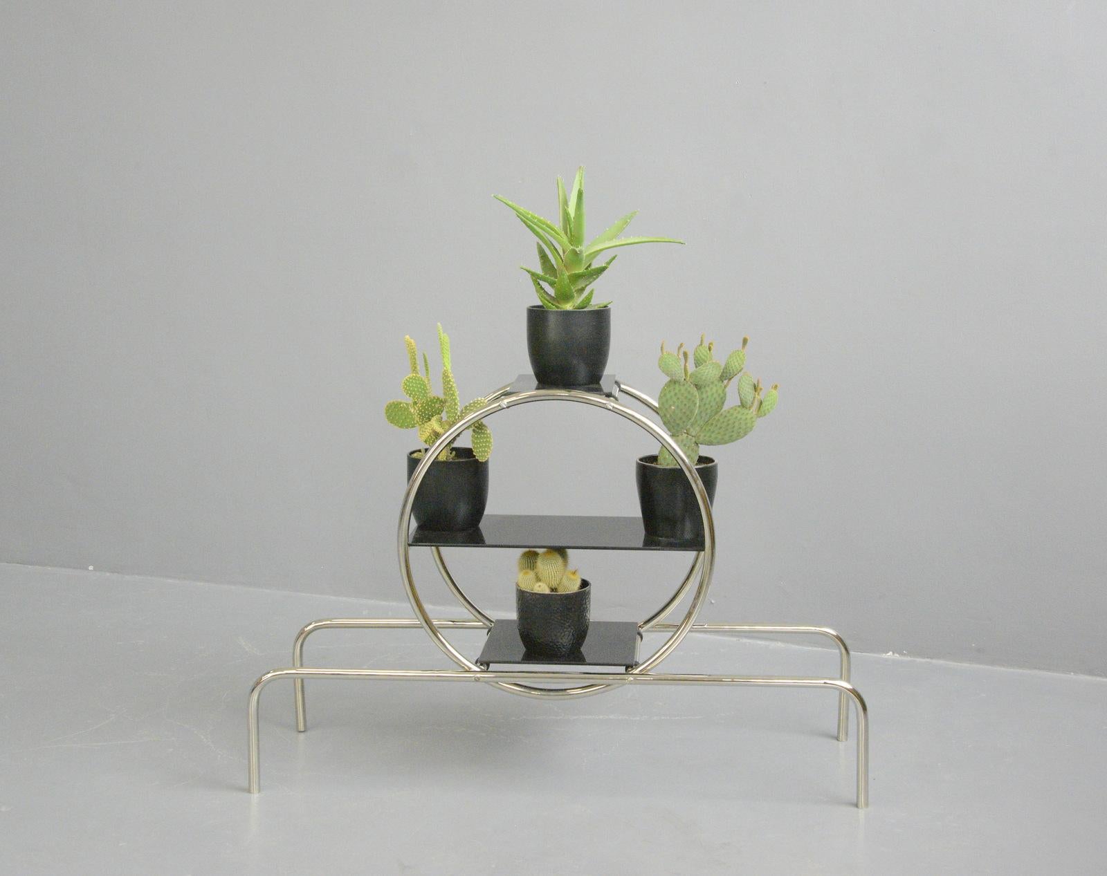 Mid-20th Century Bauhaus Plant Stand by Emile Guyot for Thonet, Circa 1930s For Sale