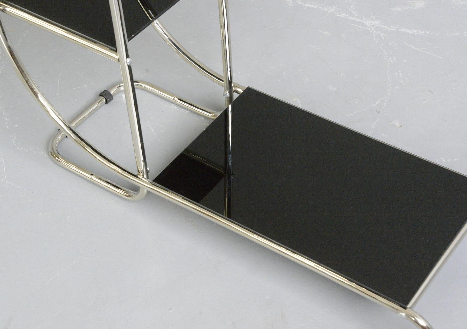 Steel Bauhaus Plant Stand by Emile Guyot for Thonet, Circa 1930s