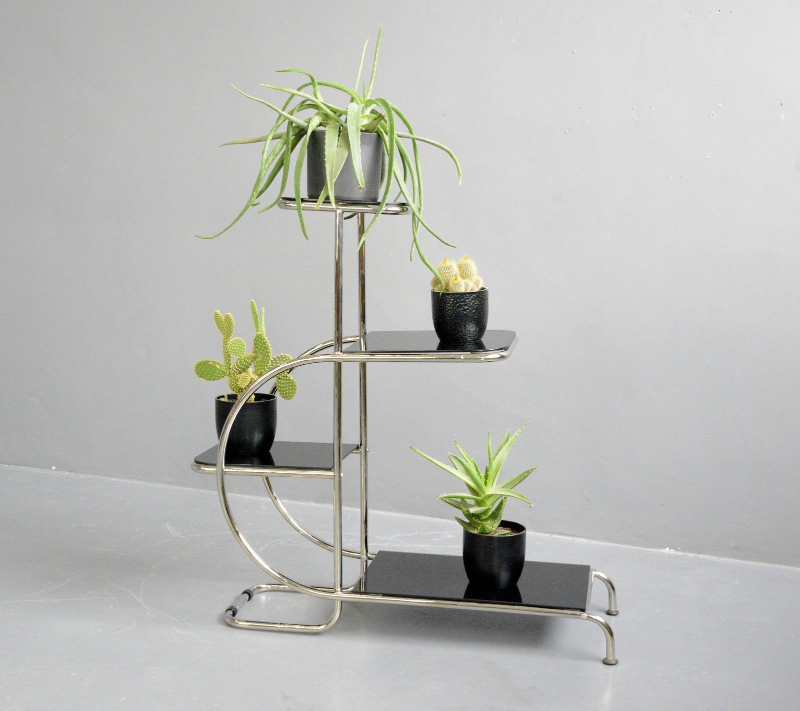 Bauhaus Plant Stand by Emile Guyot for Thonet, Circa 1930s 3