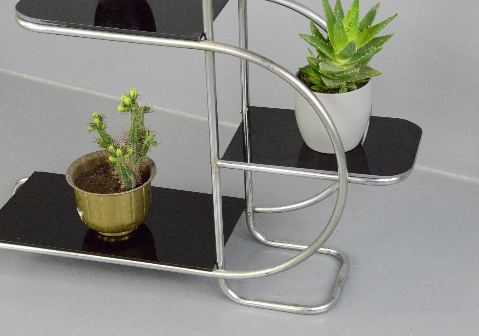 Bauhaus Plant Stand by Emile Guyot for Thonet, circa 1930s 2