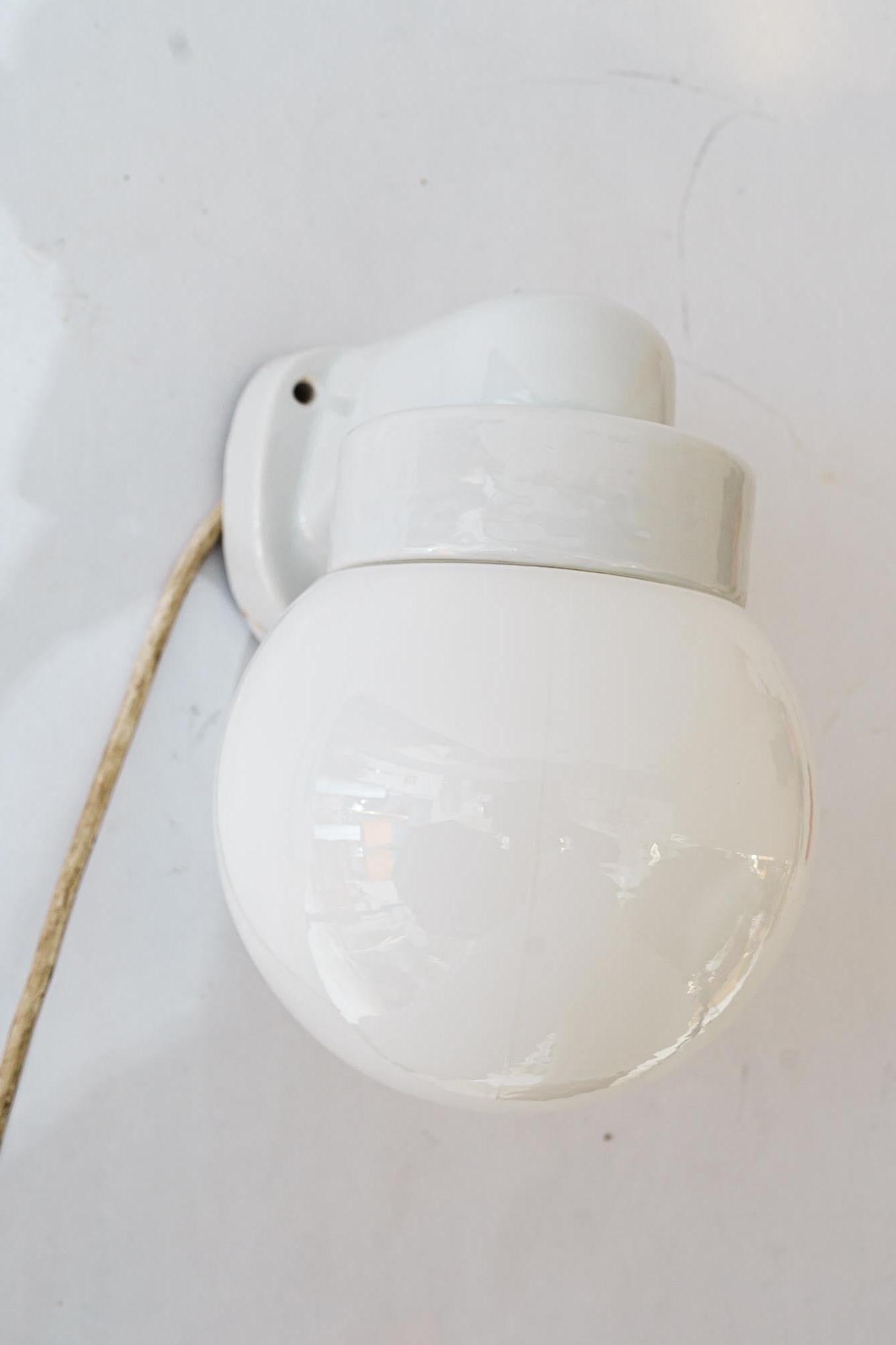 Bauhaus porcelain ceiling lamp germany around 1920s
Original condition