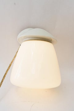 Bauhaus porcelain ceiling lamp germany around 1920s