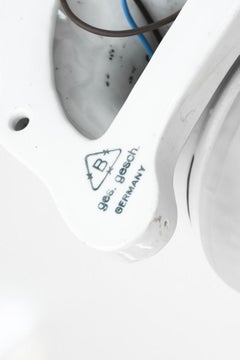 Bauhaus Porcelain Wall Lamp Germany circa 1920s 'Marked'