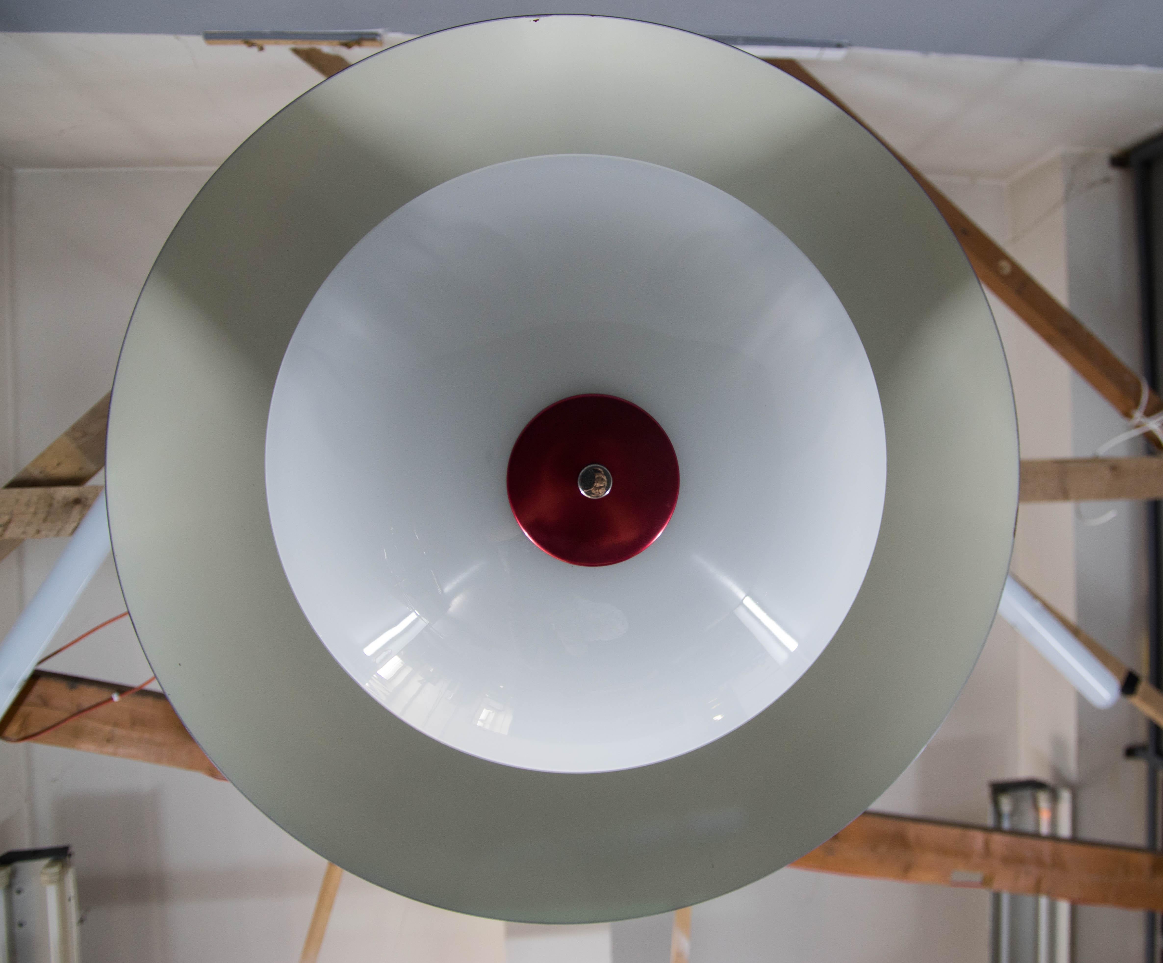 Bauhaus Purple Chandelier by IAS, 1930s For Sale 6