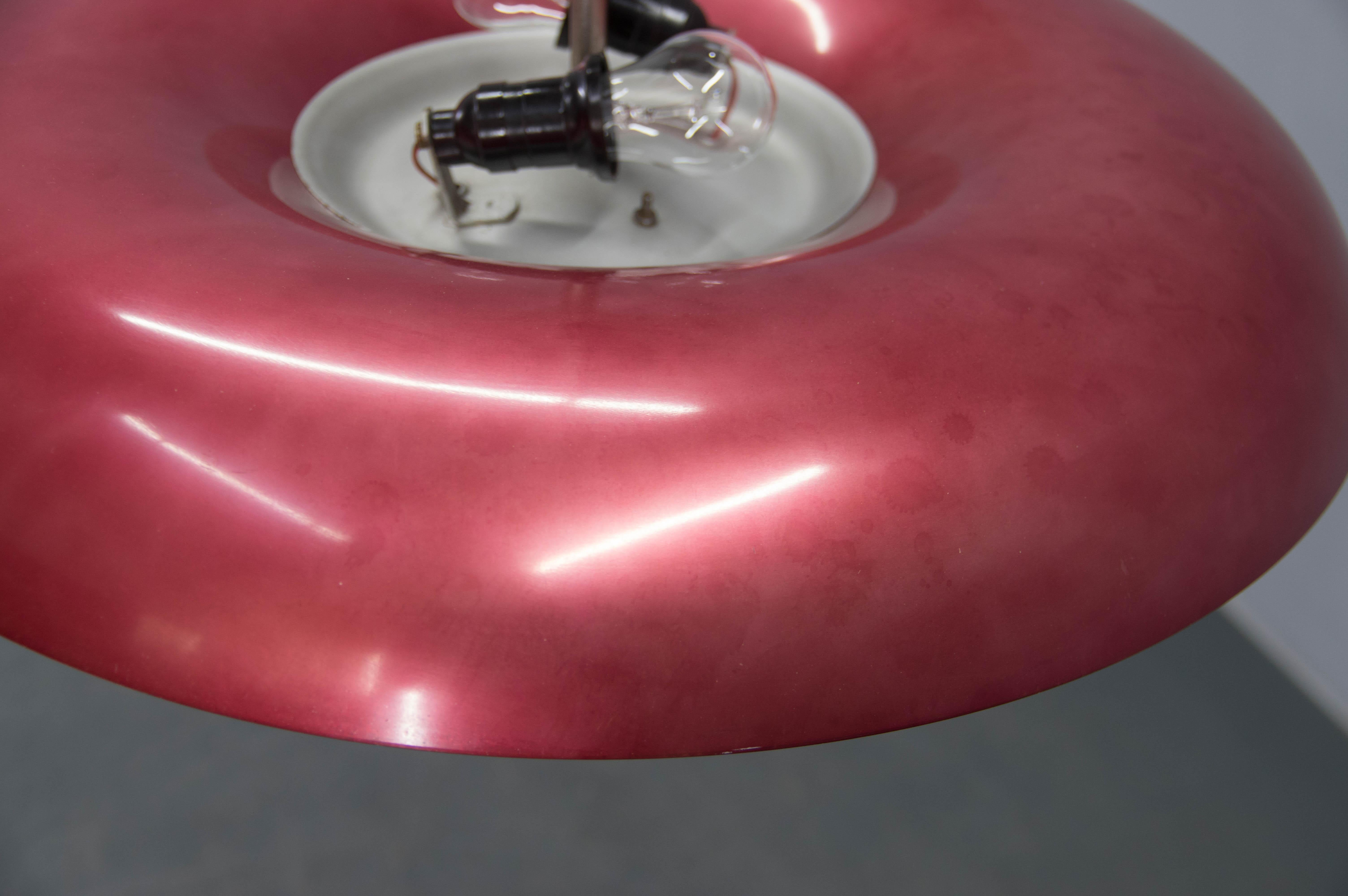 Bauhaus Purple Chandelier by IAS, 1930s For Sale 3
