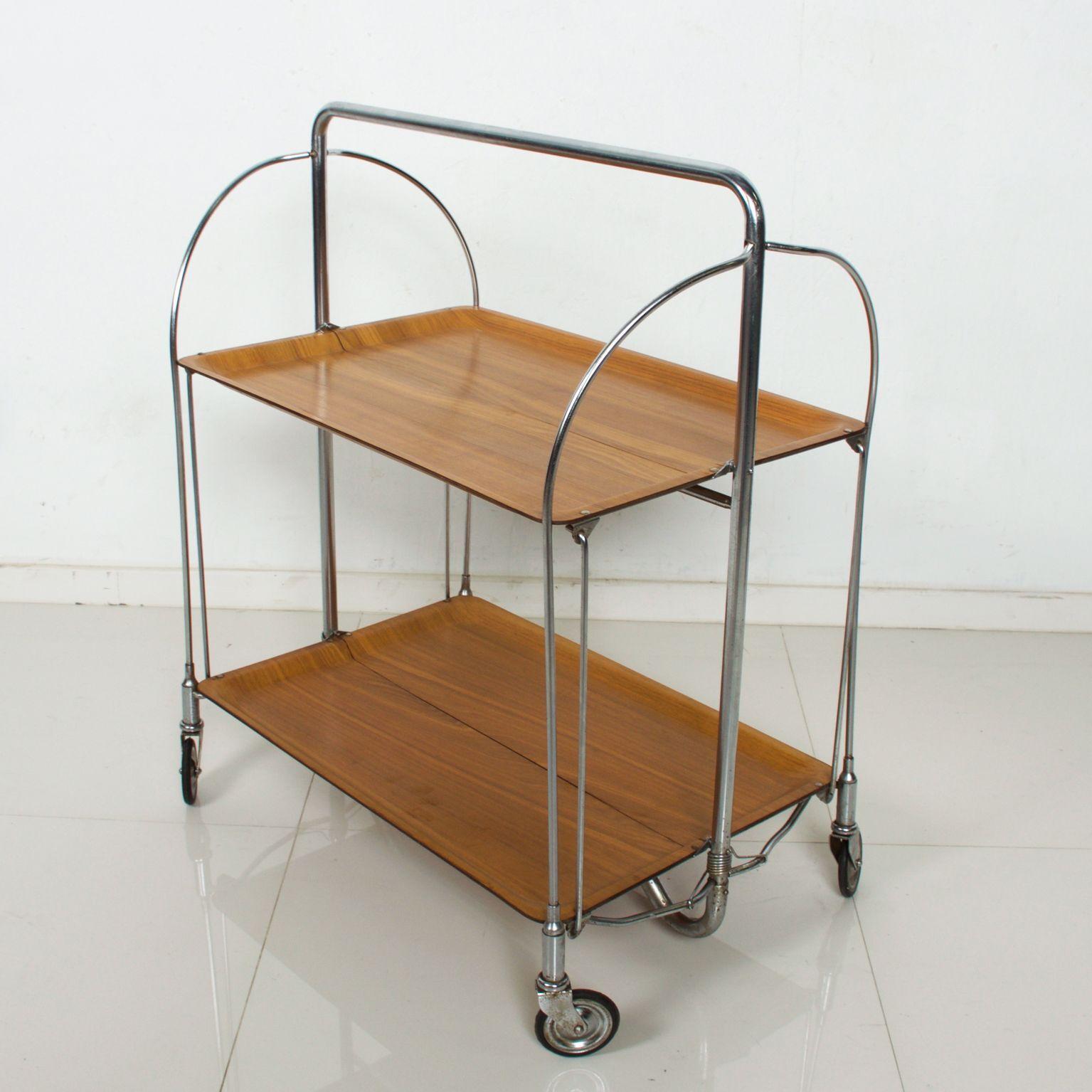 folding tea trolley