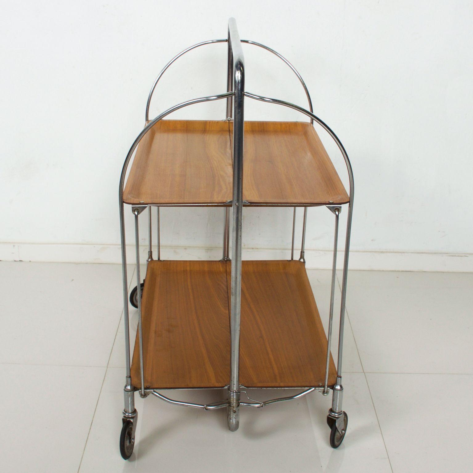 foldable tea trolley