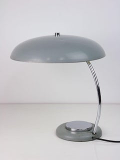 Bauhaus Saucer Table Lamp with Big Button