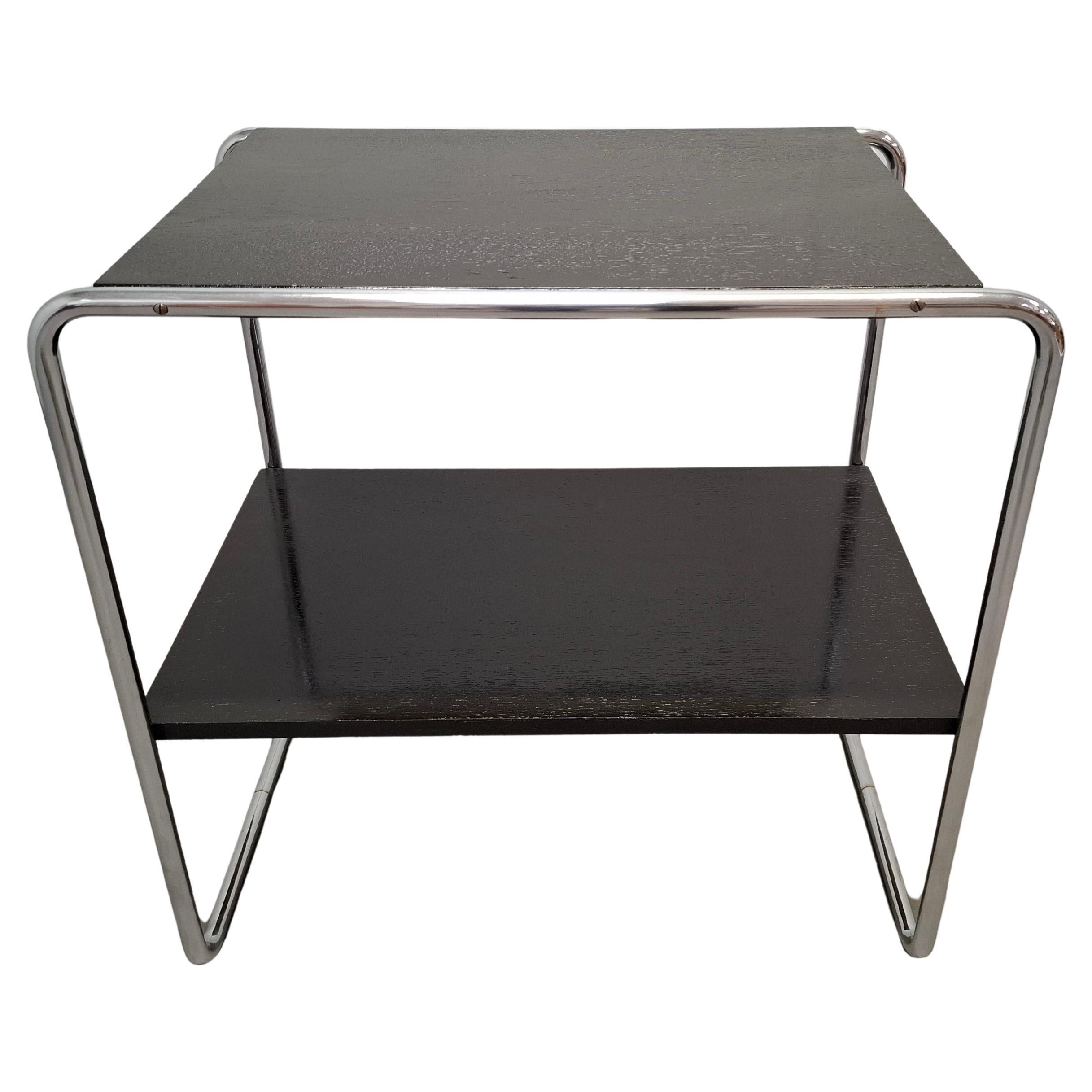 Bauhaus Side Table Attributed to Marcel Breuer, Czechoslovakia