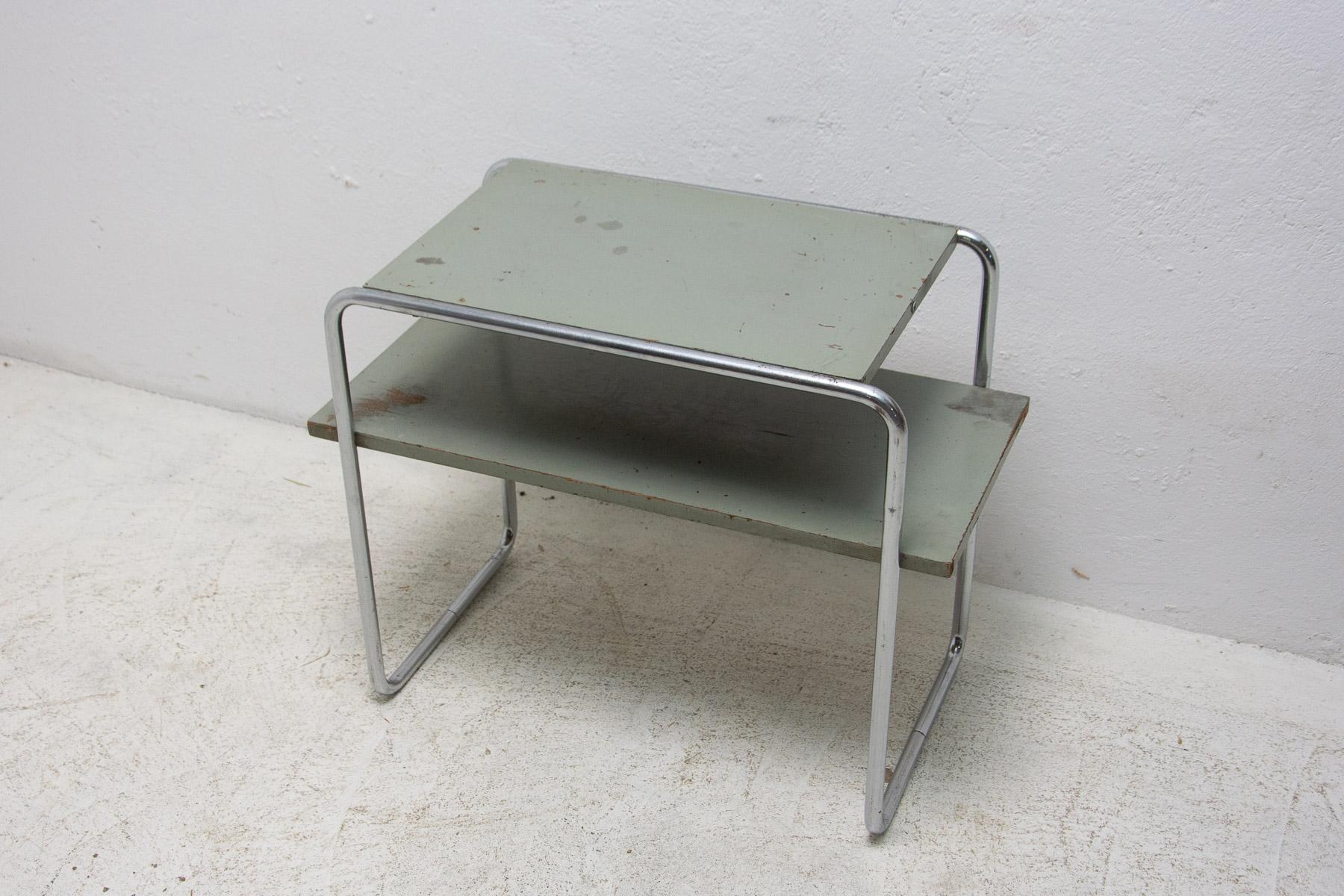 Bauhaus Side Table B12 Designed by Marcel Breuer, 1930's For Sale 5