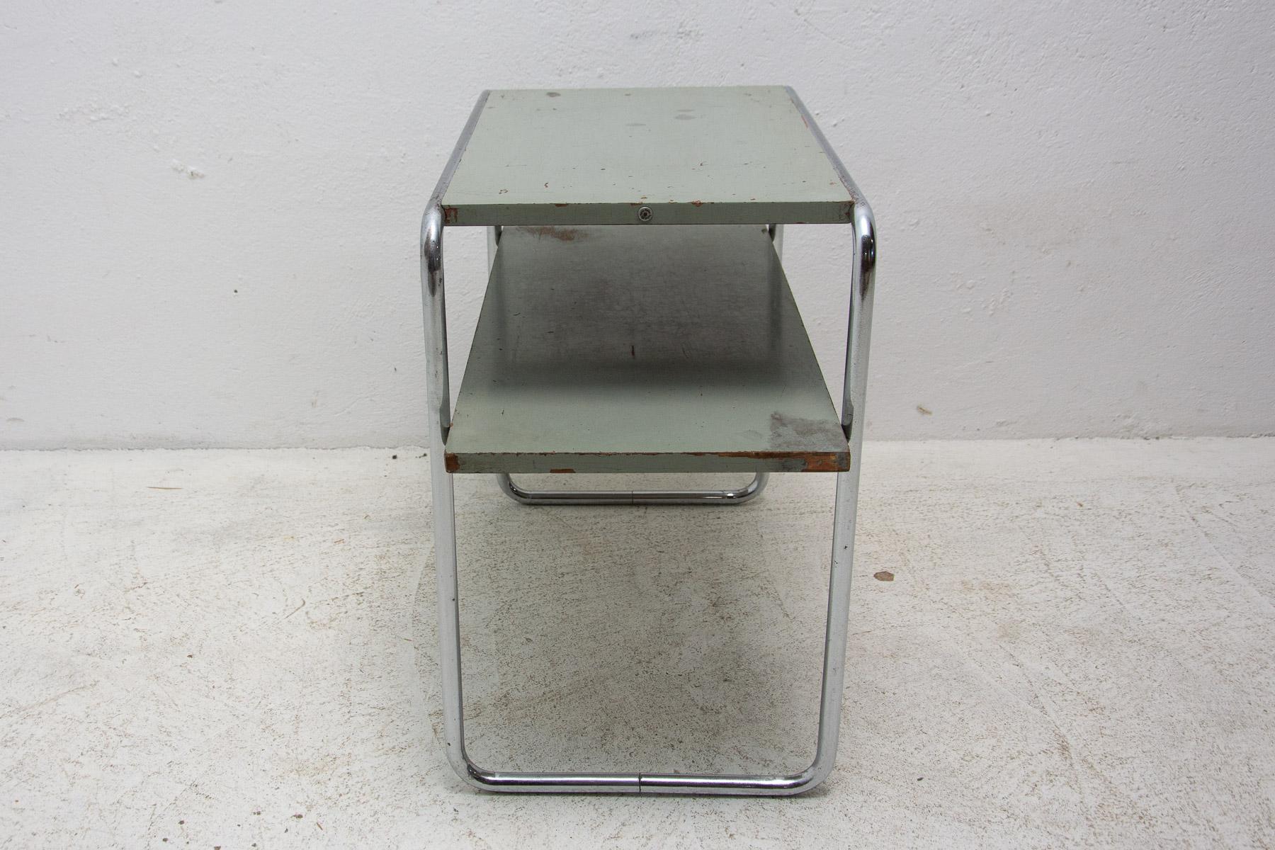 Bauhaus Side Table B12 Designed by Marcel Breuer, 1930's In Good Condition For Sale In Prague 8, CZ