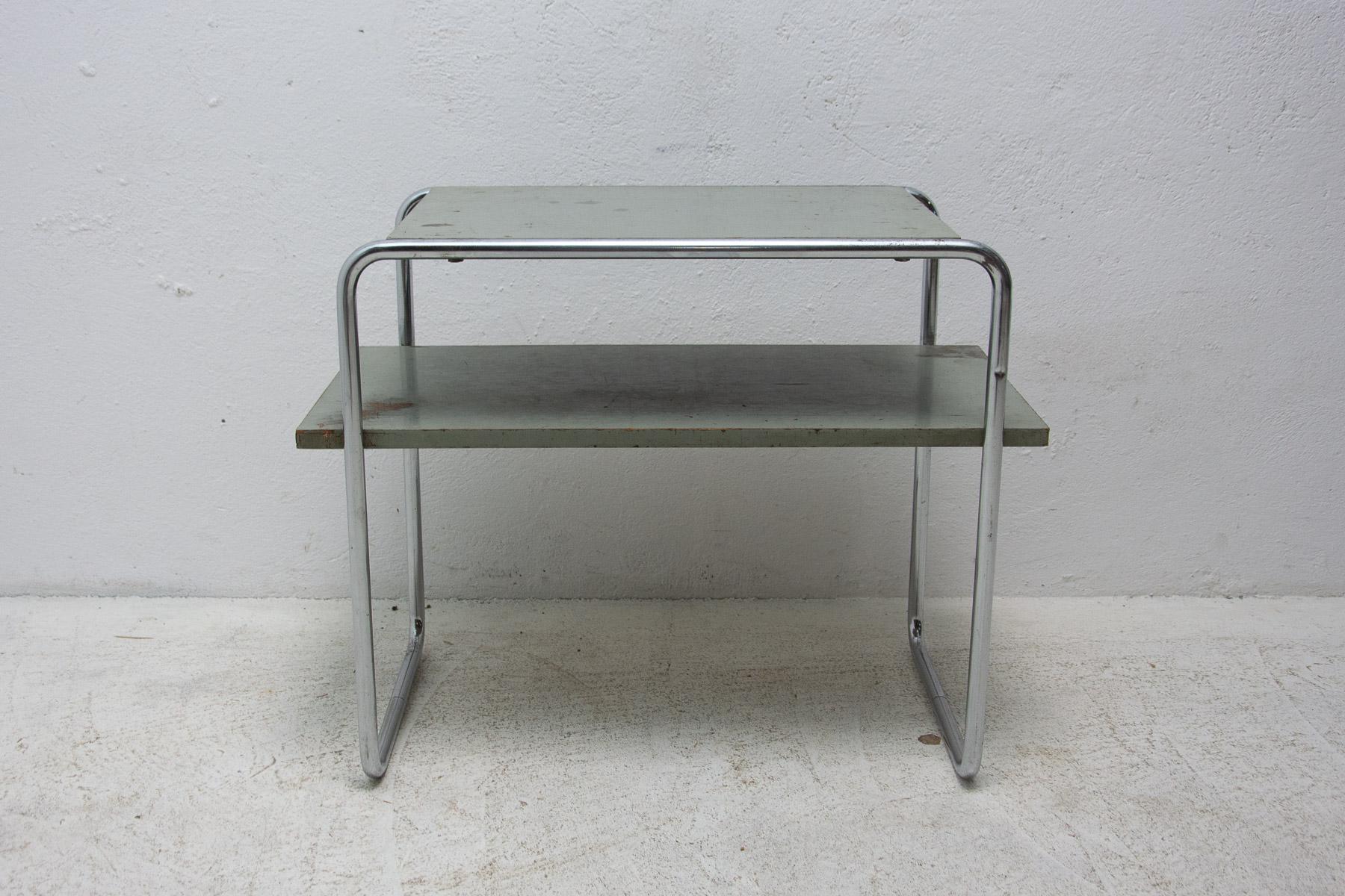 Bauhaus Side Table B12 Designed by Marcel Breuer, 1930's For Sale 3
