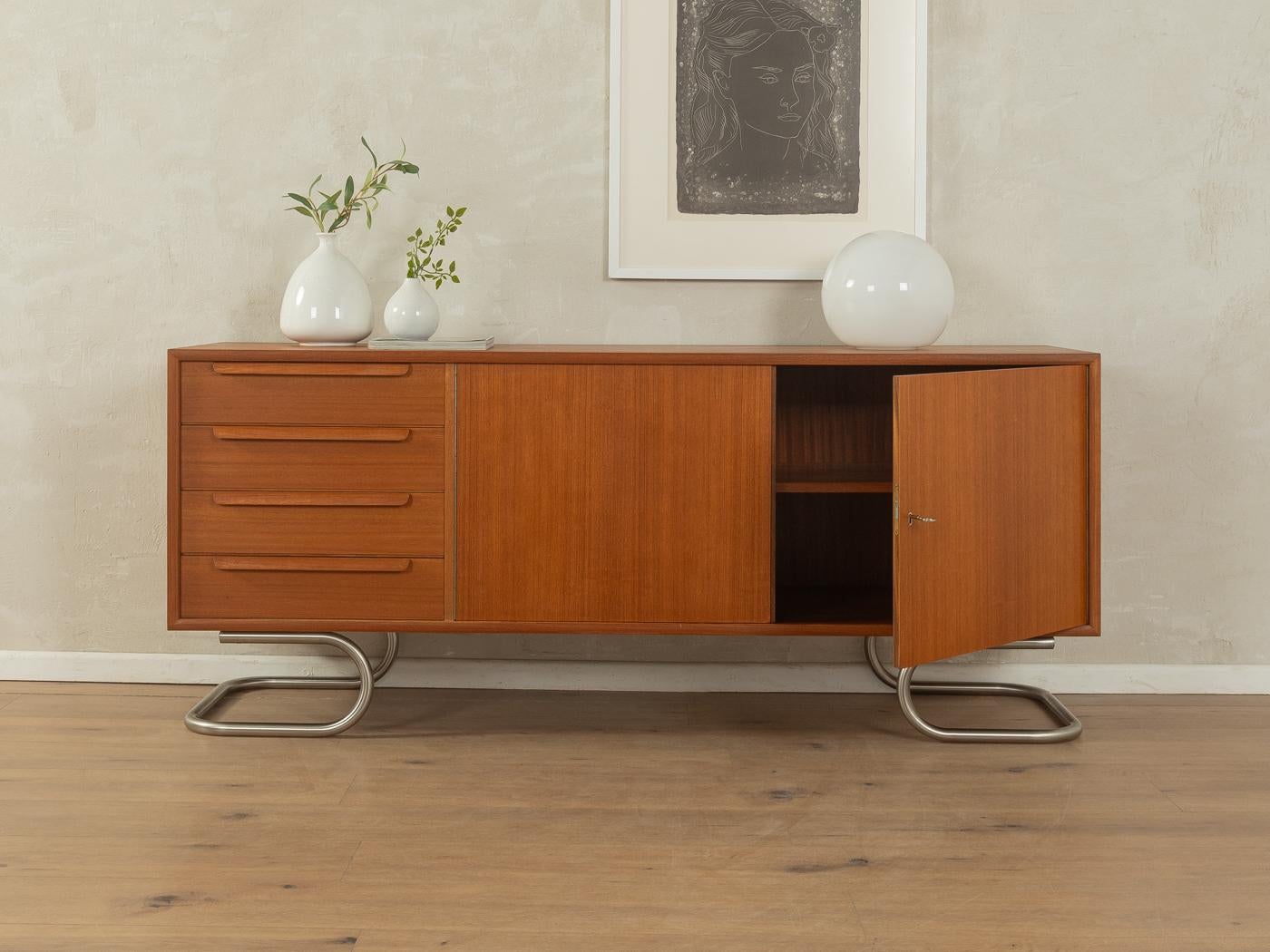 Mid-Century Modern Bauhaus Sideboard by Wk Möbel For Sale