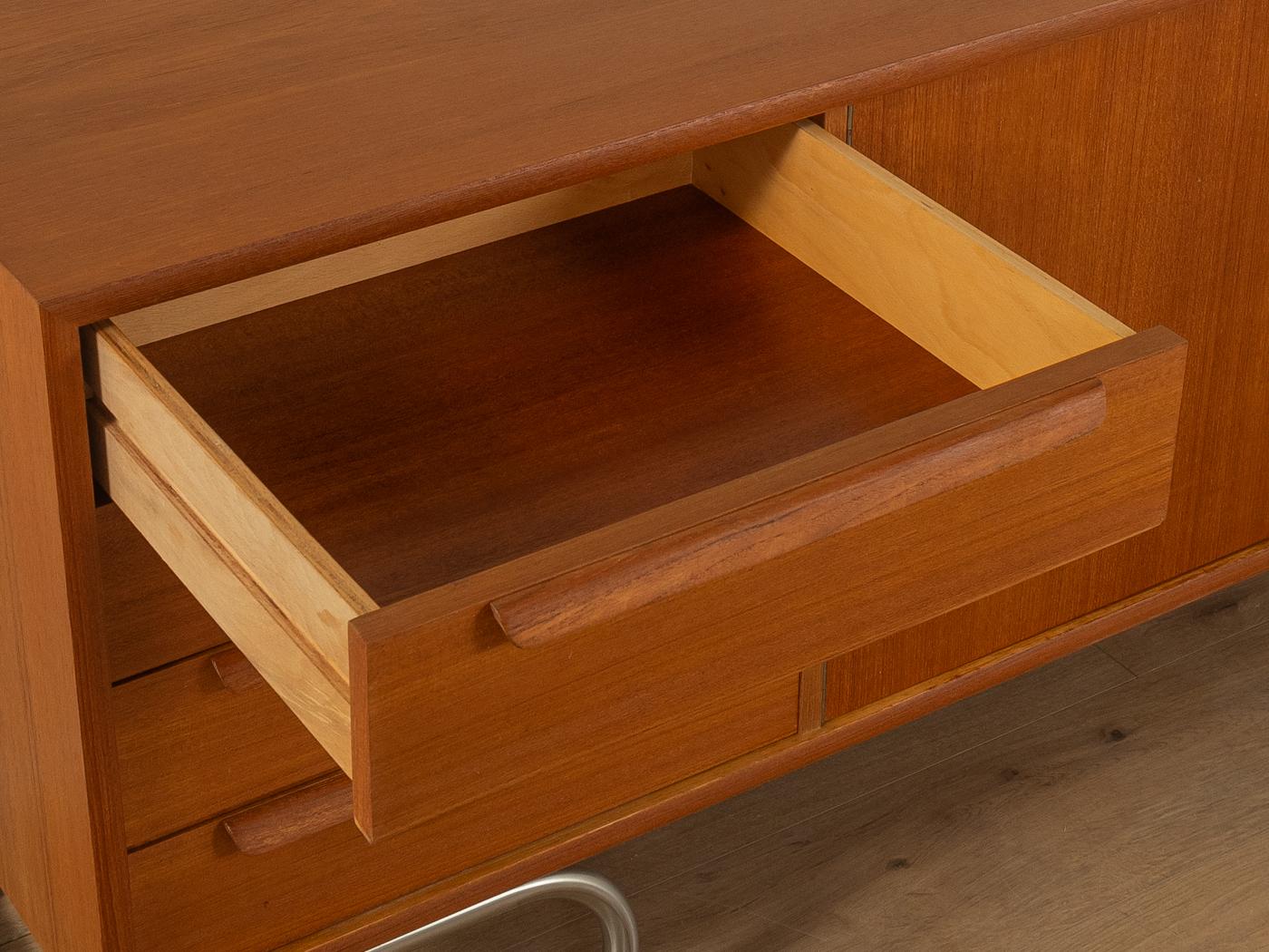 Stainless Steel Bauhaus Sideboard by Wk Möbel For Sale