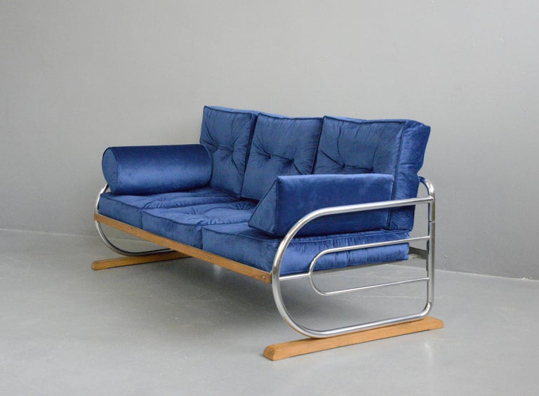 Bauhaus Sofa by Hynek Gottwald, Circa 1930s For Sale at 1stDibs