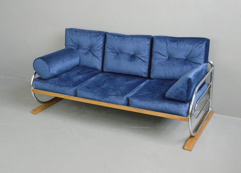 Bauhaus Sofa by Hynek Gottwald, Circa 1930s For Sale at 1stDibs