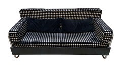 Bauhaus Sofa, Chromed Steeltubes and Black Lacquer, Germany circa 1930