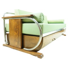 Bauhaus Sofa / Daybed by Gottwald with Drawer Box, 1935