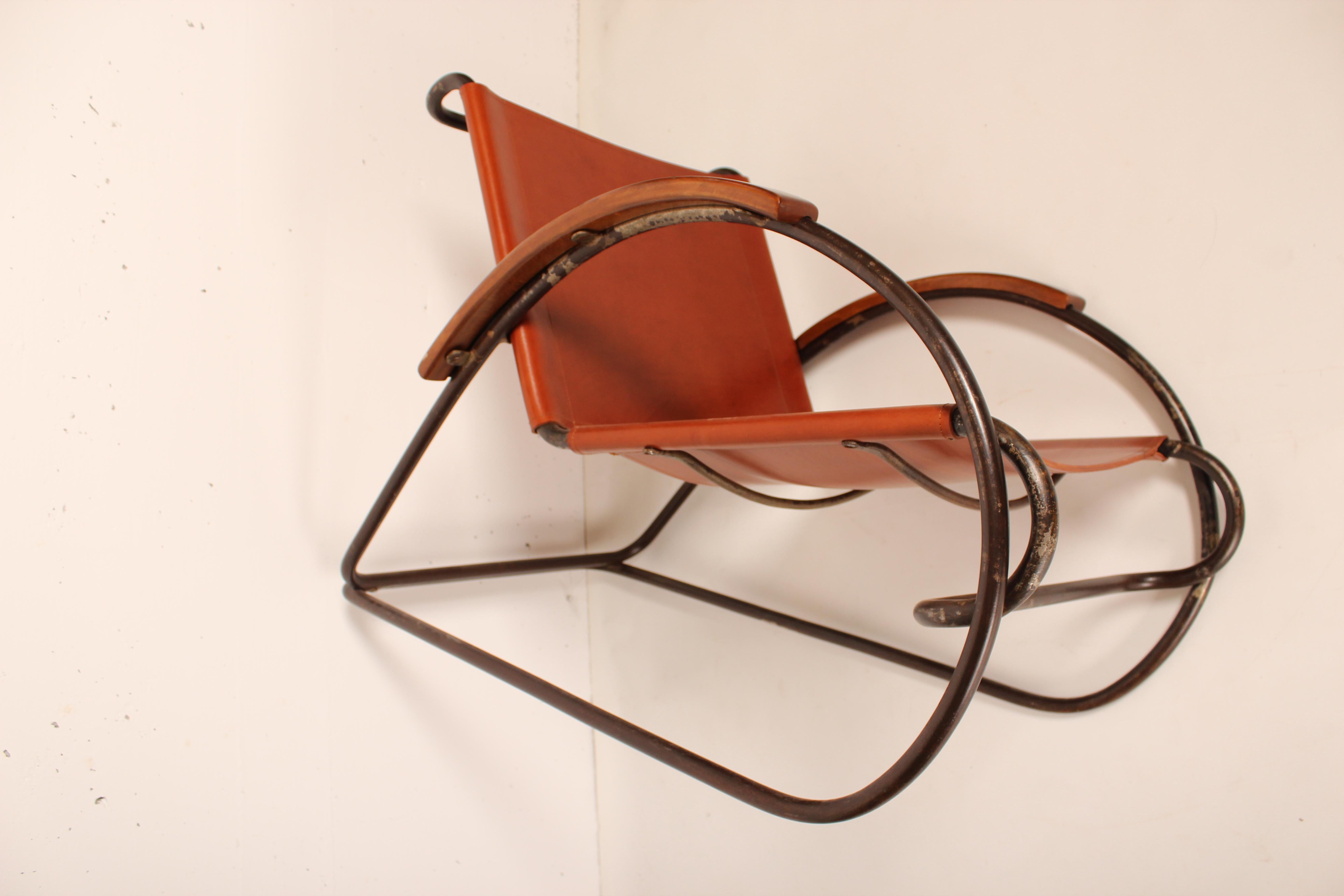 Bauhaus Steel Tubing Armchair Modèle 8319 by Erich Dieckmann, 1931 For Sale 5