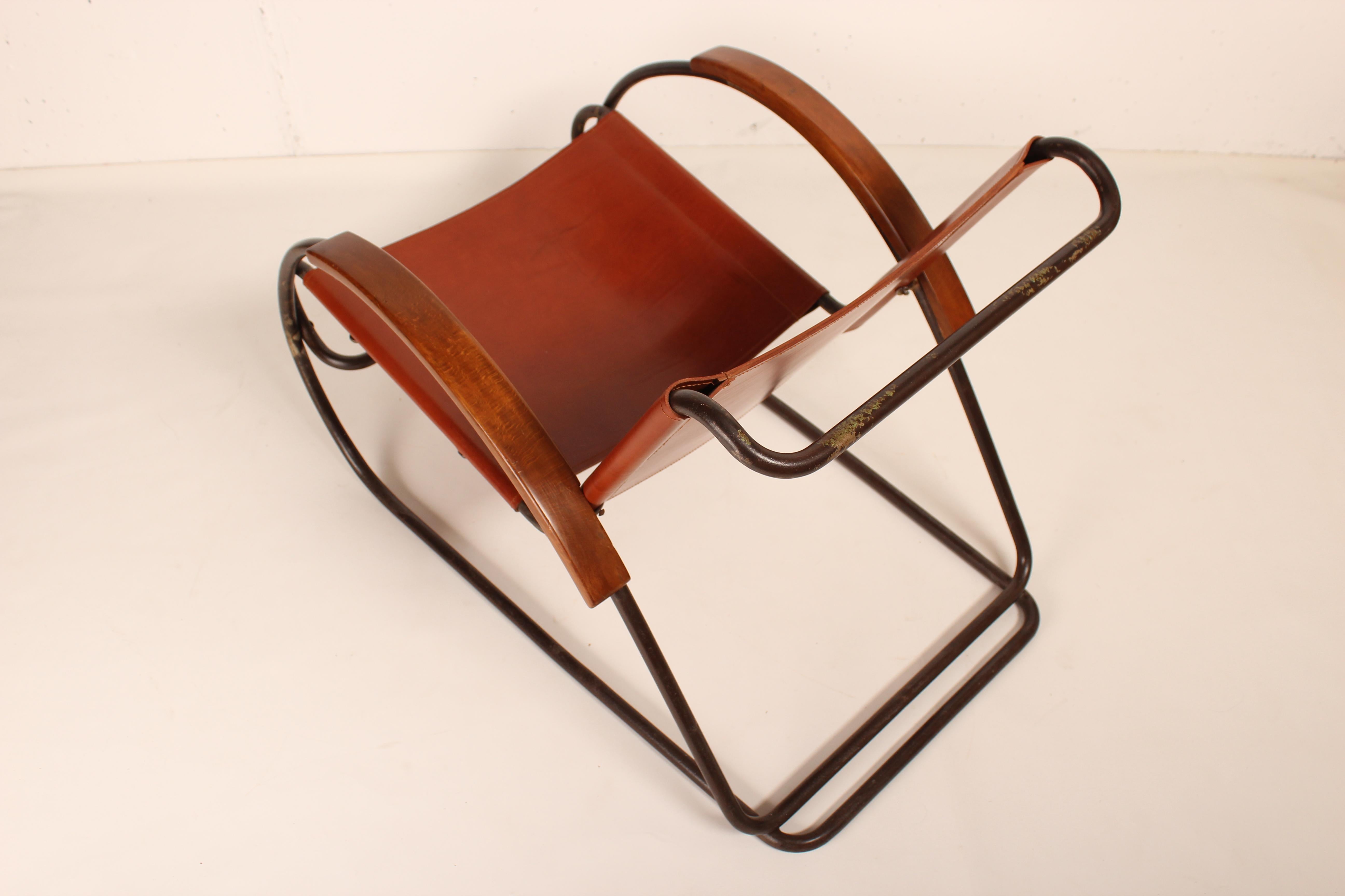 Bauhaus Steel Tubing Armchair Modèle 8319 by Erich Dieckmann, 1931 For Sale 2