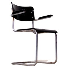 Bauhaus Steelpipe Armchair, Design: Mart Stam, by Mauser Werke (Ger, 1950)
