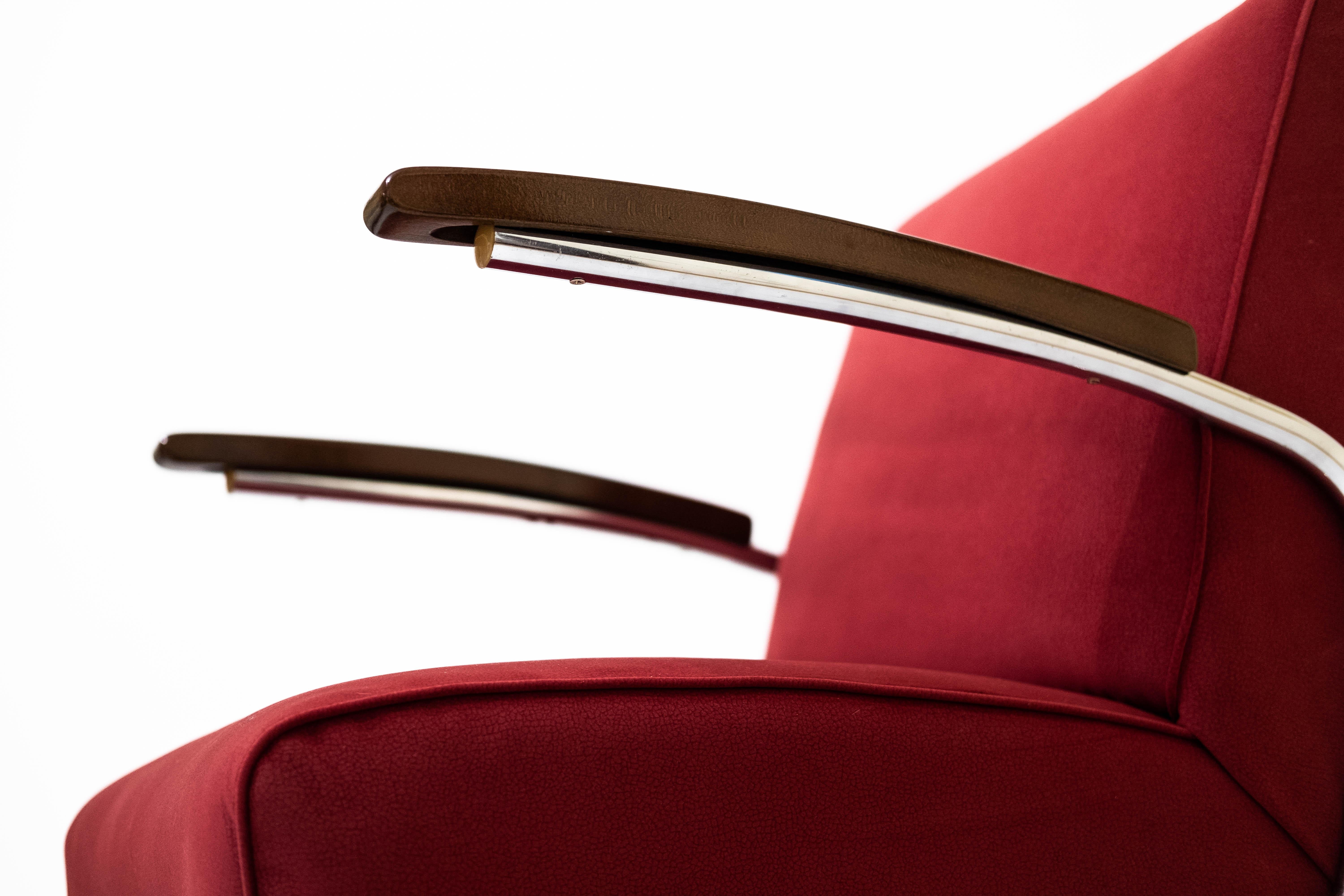 Bauhaus Steelpipe-Fauteuil by Walter Knoll for Tonet Brothers (Vienna, 1935) For Sale 1
