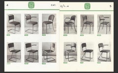 Bauhaus Steelpipe Livingroom-Set by Willem Hendrik Gispen (Ned, 1935)