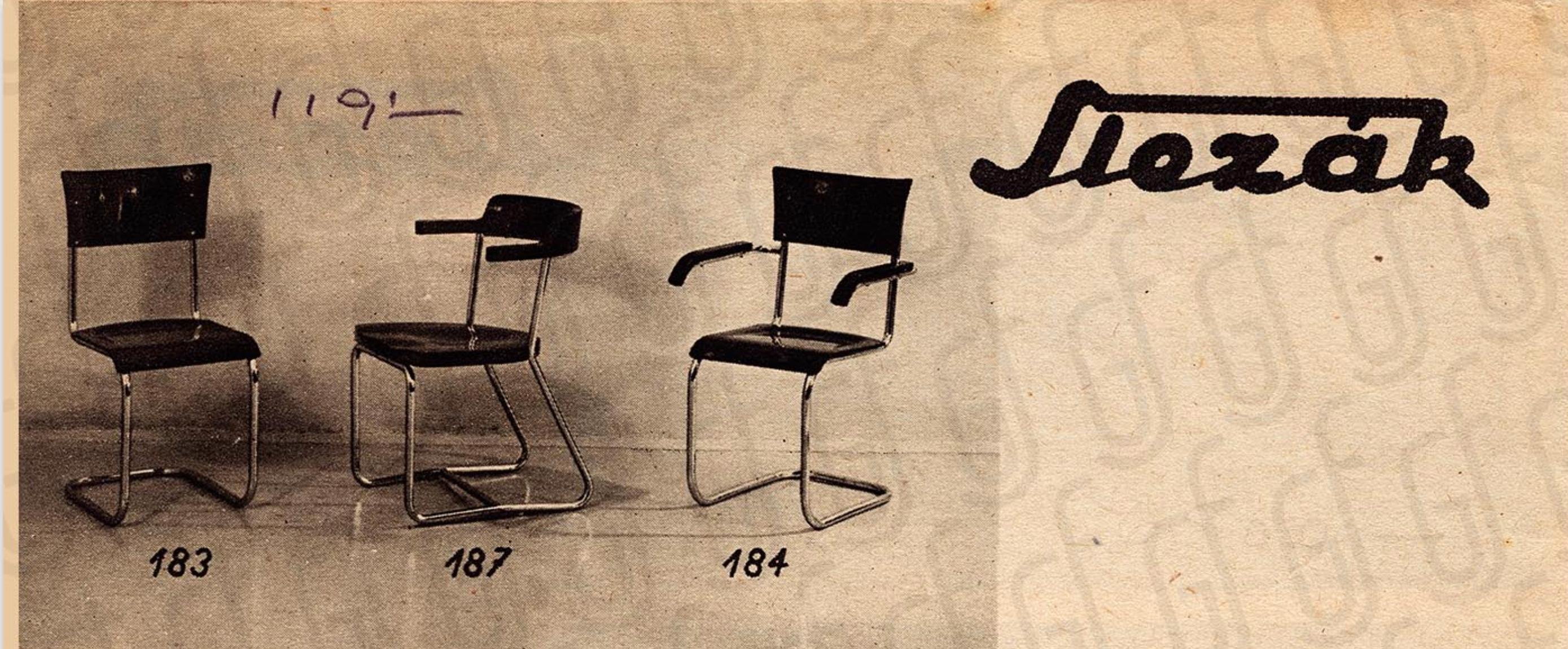 Bauhaus-Stahlpfeifen-Set von Mart Stam, ex. von Robert Slézak (CZK, um 1935) im Angebot 7