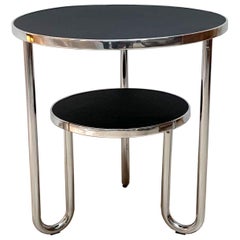 Bauhaus Steeltube Side Table, Germany, circa 1930-1940