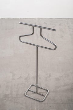 Bauhaus-style 1930’s Chrome-Plated Tubular Steel Coat Rack