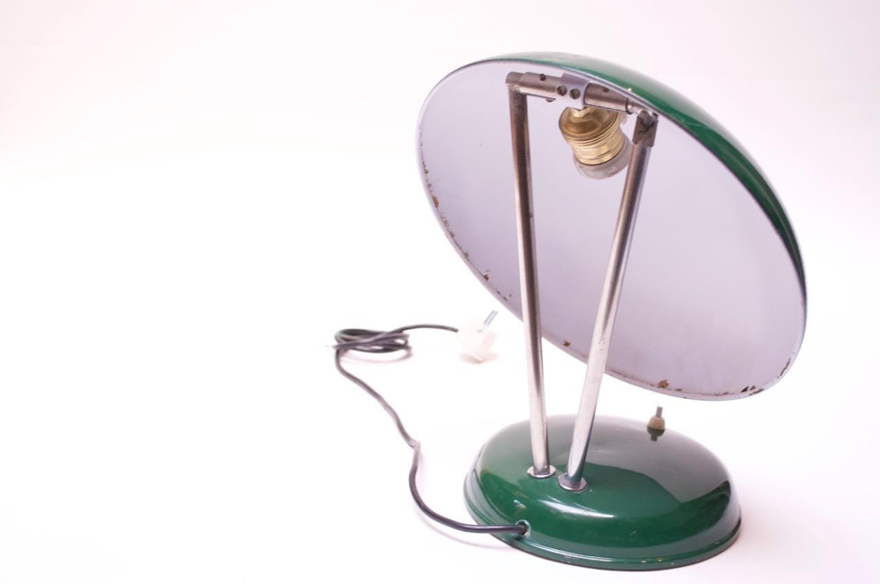 Bauhaus-Style 1940s Adjustable Table Lamp Attributed to Philips 4