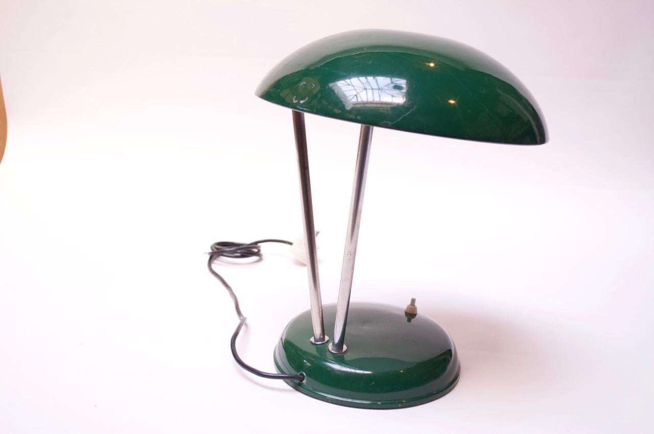 Bauhaus-Style 1940s Adjustable Table Lamp Attributed to Philips 1