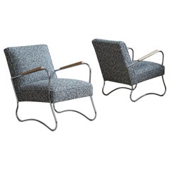 Bauhaus Style Armchairs from "Wschód” Zadziele, 1950s, Set of 2