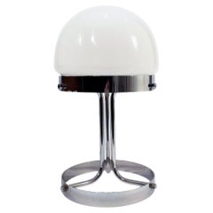 Bauhaus style big table lamp by André Ricard for Metalarte, Spain, 1970s
