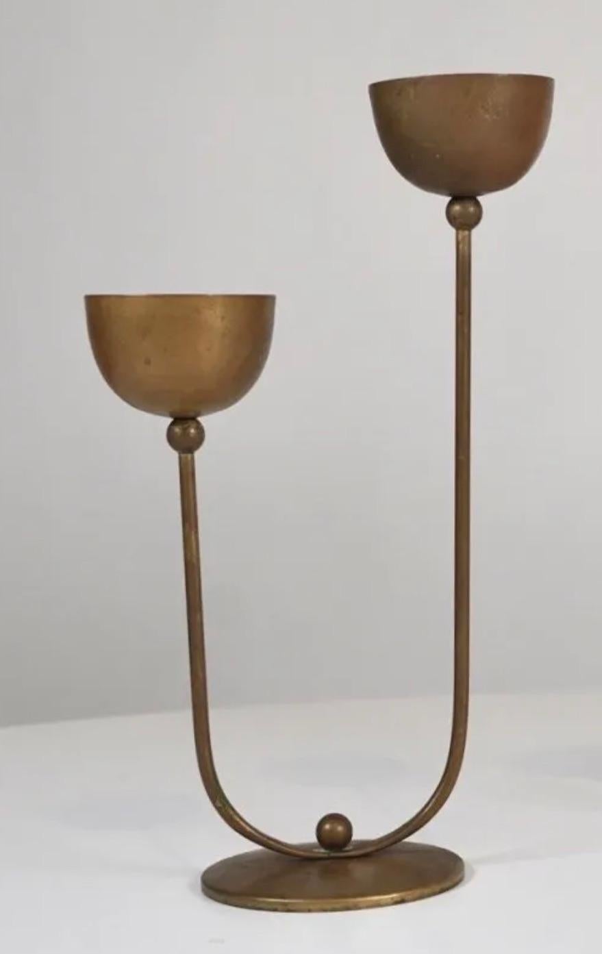 Bauhaus Style Candlesticks In Fair Condition For Sale In New York, NY