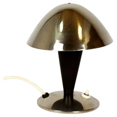 Verchromte Tischlampe im Bauhaus-Stil von Esc, 1940er Jahre