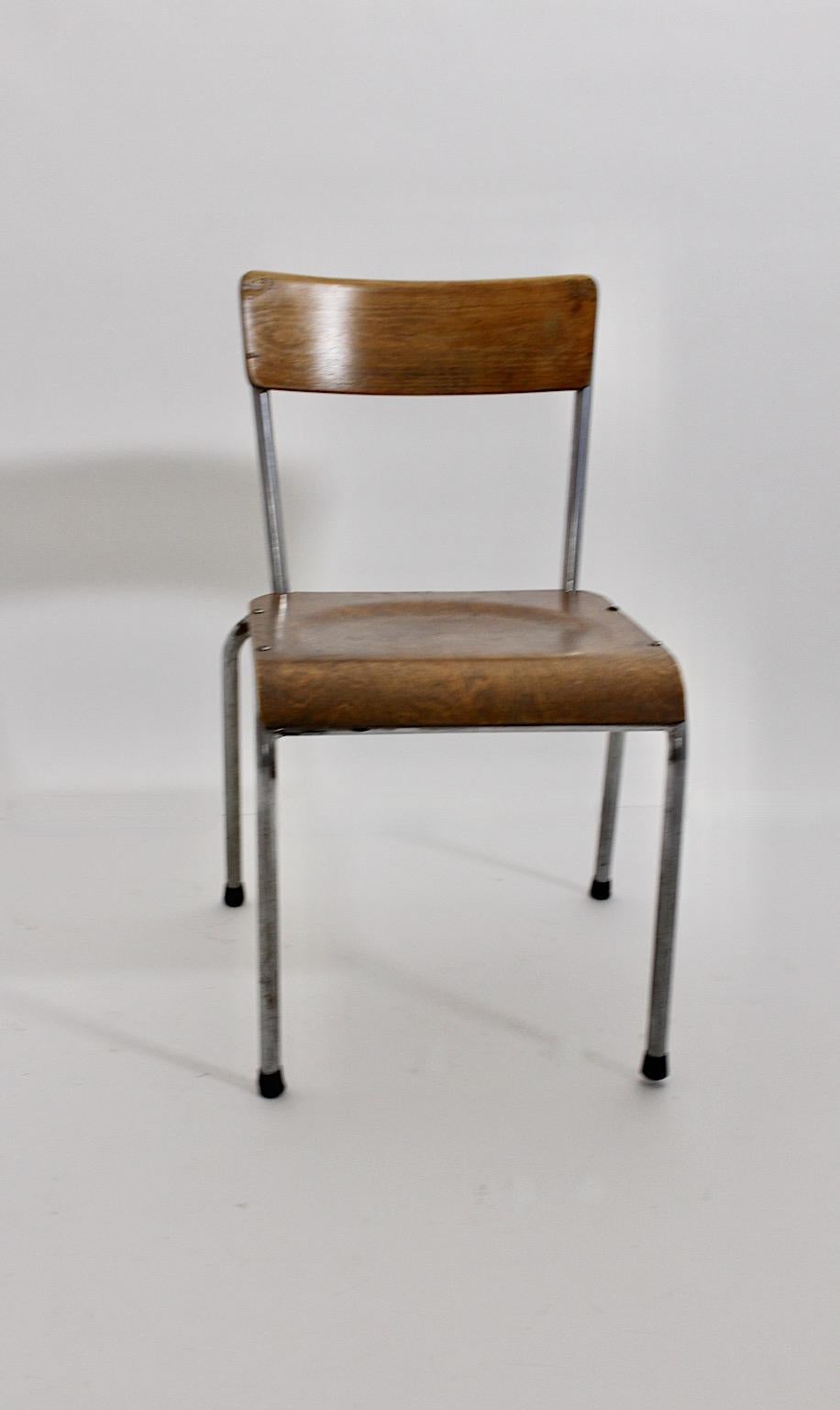 Ensemble de salle à manger chromé de style Bauhaus Marcel Breuer, années 1930, Allemagne en vente 13