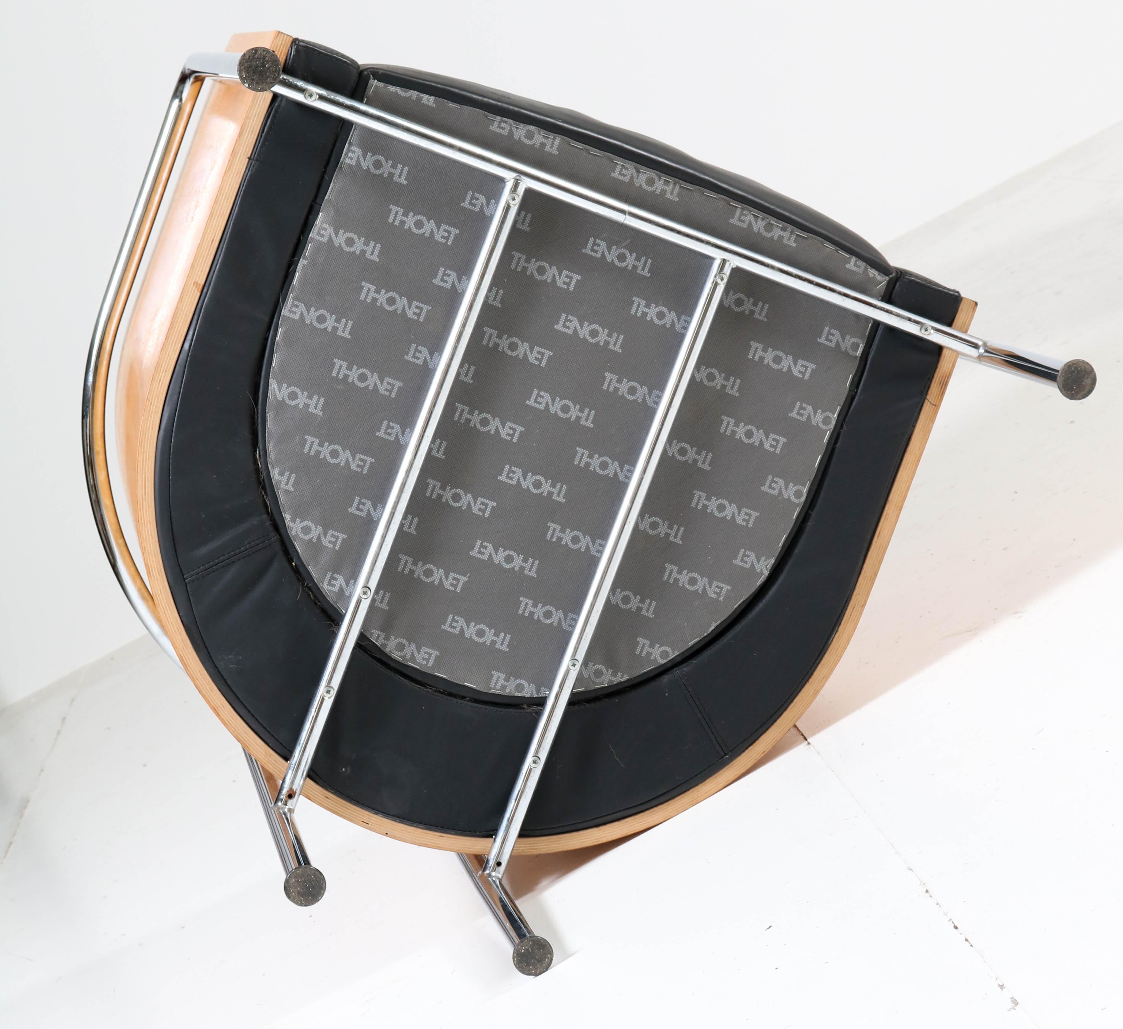 Bauhaus Style Club Tub Armchairs by Thonet, Germany, 2000 11