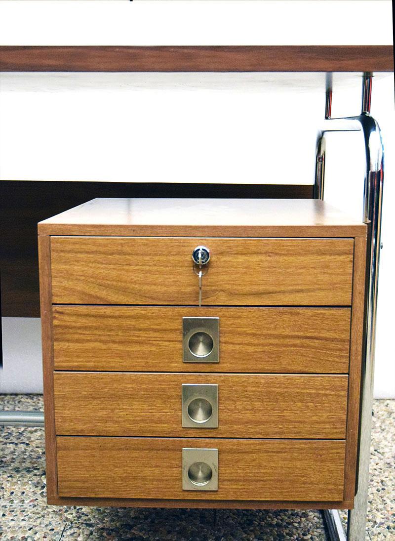 Bauhaus Style Desk, 1960's Italian Production 4