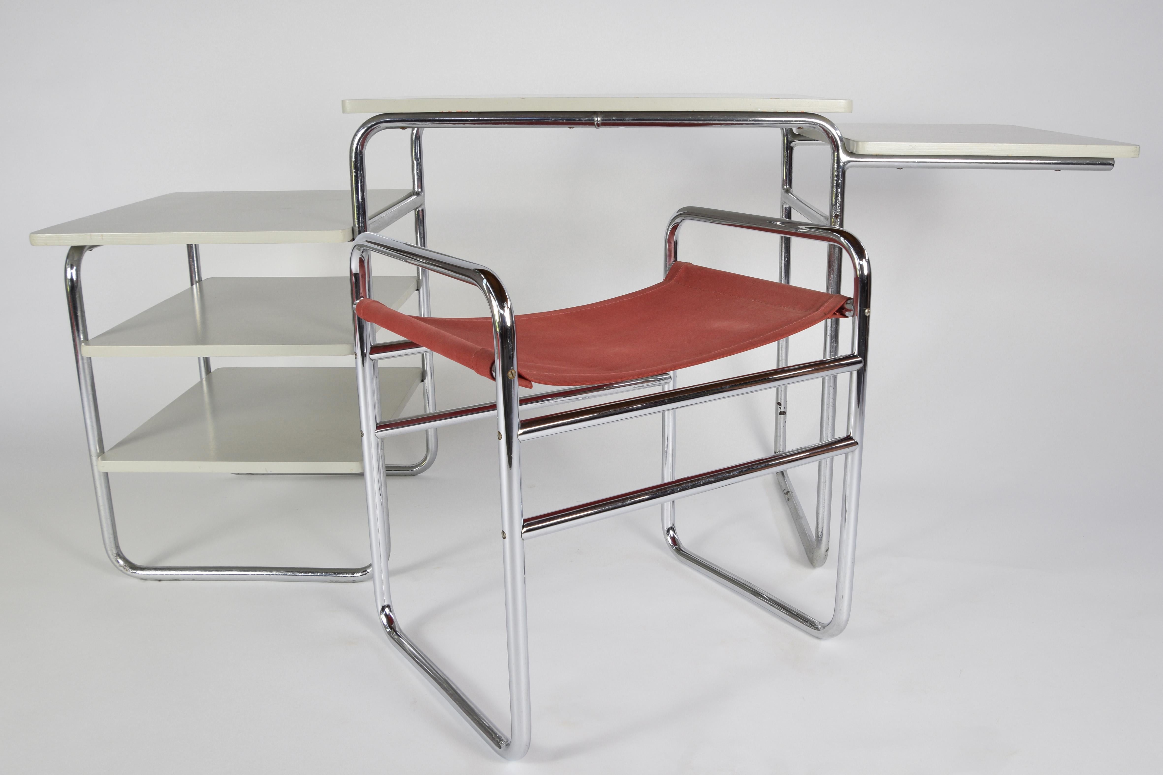 Dutch Bauhaus style Desk made for Auping, The Netherlands