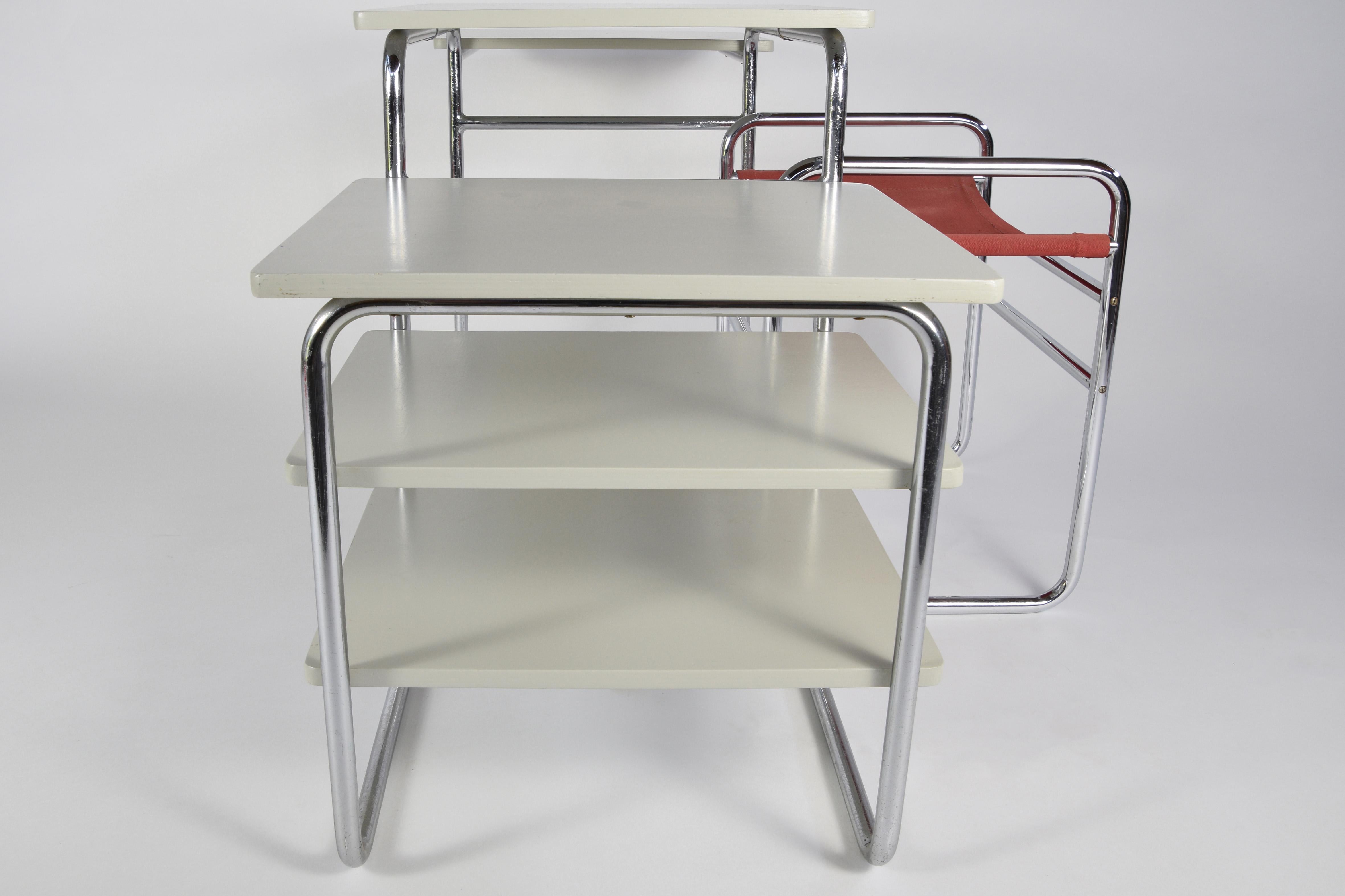 20th Century Bauhaus style Desk made for Auping, The Netherlands