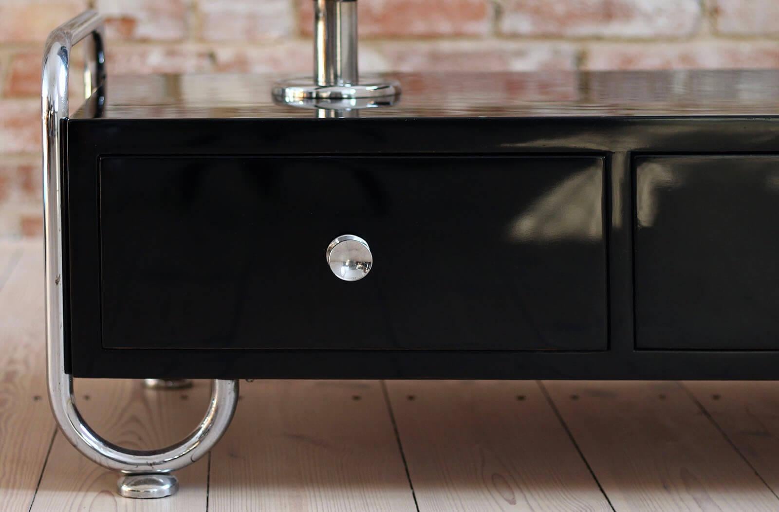 Bauhaus Style Dressing Table, Czechoslovakia, 1940s 7